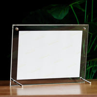 Acrylic A4/A5 Certificate Photo Frame with Stand or Wall Mount