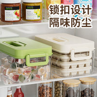Large Capacity Ice Cube Tray with Lid and Storage Bin, Food-Grade Press-Type Ice Maker for Home Refrigerator