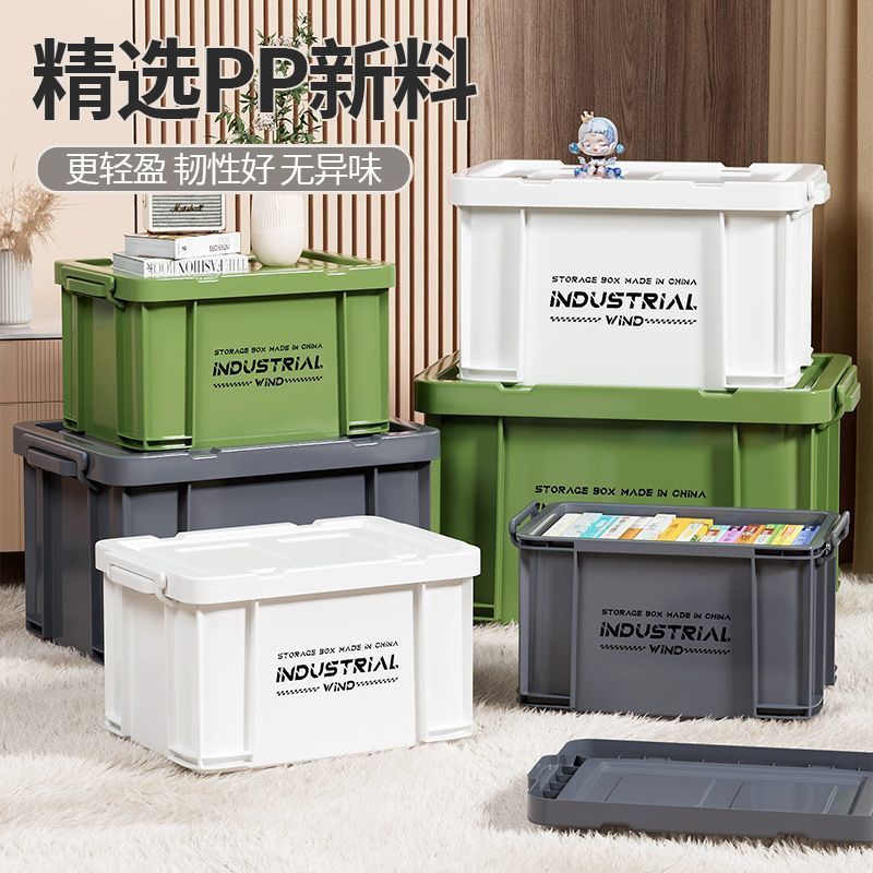 Industrial Style Thickened Storage Box for Outdoor Camping Car Home Dormitory