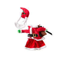 Pet Christmas Santa Claus Costume for Dogs and Cats