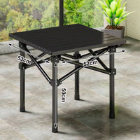 Portable Folding Camping Table with Storage Bag for Outdoor Picnics and BBQ