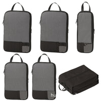 T400 Oxford Fabric 6-Piece Compressible Travel Storage Bag Set for Luggage Organization