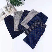 Men's Modal Printed Thermal Underwear Leggings Plus Size Elastic Warm Base Layer