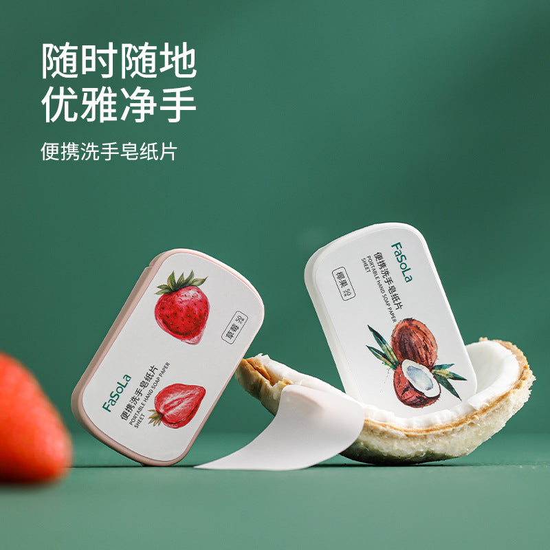 FaSoLa Portable Paper Soap Sheets for Travel and Handwashing