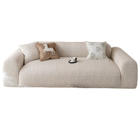 Linen Blend Stretch Sofa Cover All-Inclusive Anti-Scratch Cushion Slipcover for All Seasons