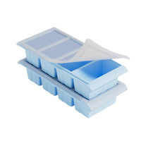 Silicone Ice Cube Tray Large Ice Cube Maker for Home Refrigerator with Lid Quick Freeze Mold