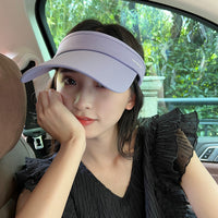 Korean Fashion UV Protection Visor Hat for Outdoor Sports