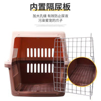Pet Carrier for Cats and Dogs, Airline Approved Travel Crate with Wheels and Handle