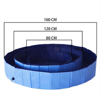 Foldable PVC Pet Swimming Pool for Dogs and Cats, Portable Bathing Tub for Outdoor and Indoor Use