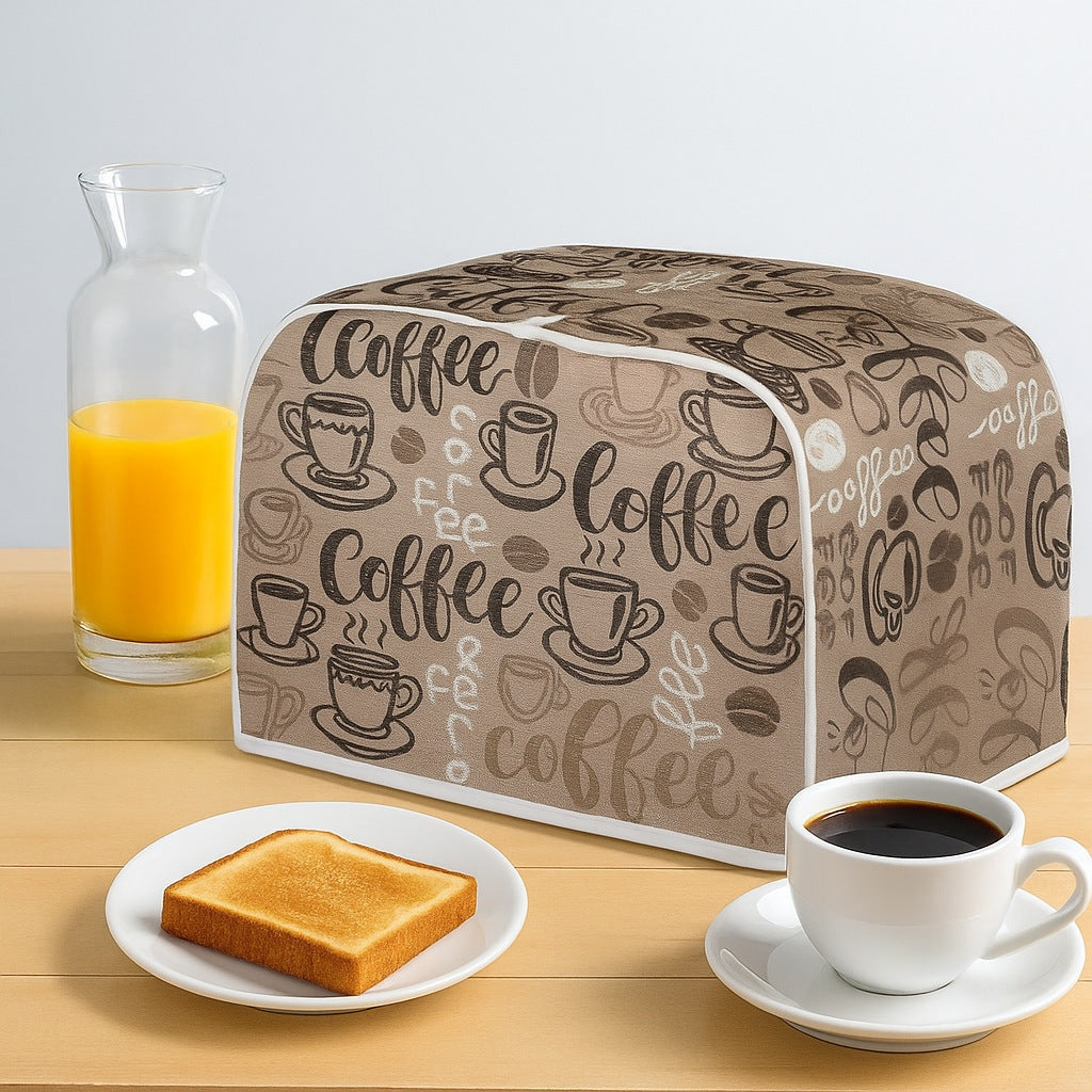 Toaster Coffee Maker Dust Cover Waterproof Appliance Protector with Custom Print