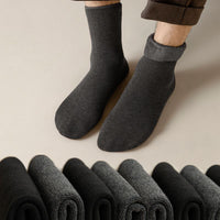 Thickened Fleece-Lined Thermal Floor Socks for Men and Women