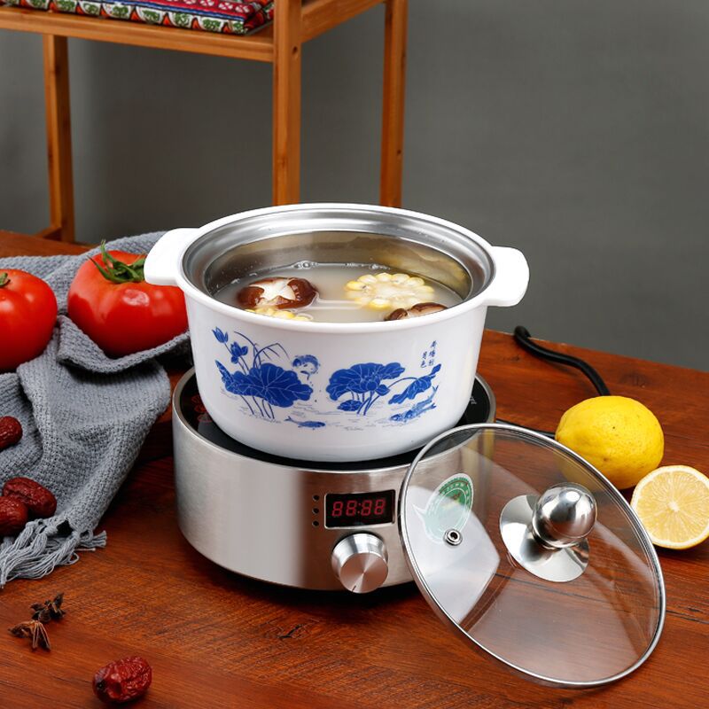 Mini Individual Hot Pot Shabu Shabu Pot for Induction Cooktop