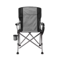 Portable Folding Camping Chair with Armrest, Cup Holder, and Side Pocket for Outdoor Fishing, Picnics, and Beach
