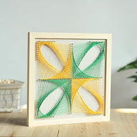 Geometric Quadrisection String Art DIY Kit