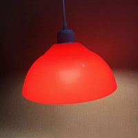 Lightweight Plastic Bowl-Shaped Pendant Lampshade for Home and Market Stalls