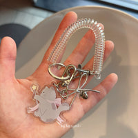 Fairy Kitten Heart Keychain for Car Keys, Bags, and Gifts