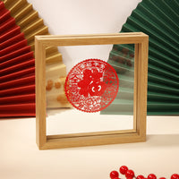 Double-Sided Clear Glass Photo Frame for DIY Crafts, Plant Specimens, and Artwork Display