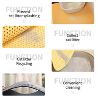Large Waterproof Double-Layer EVA Cat Litter Trapper Mat