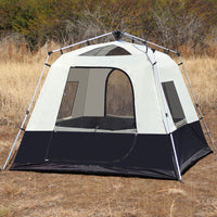 Automatic 3-5 Person Double-Layer Blackout Camping Tent with Aluminum Poles, UV Protection, and Rainproof Design