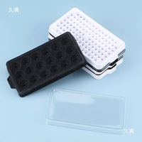 Jewelry Display Tray with Lid, Transparent Gemstone Storage Box for Loose Diamonds and Precious Stones