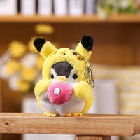Positive Energy Penguin Plush Keychain Backpack Charm