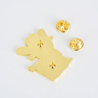 Cartoon Cowboy Metal Brooch Pin for Clothing and Accessories