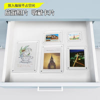 Acrylic Magnetic Photo Frame Double-Sided Transparent Display for 7/8 Inch Photos