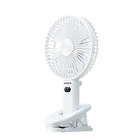 Portable USB Rechargeable Clip-on Desk Fan for Outdoor Camping