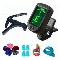 Guitar Accessories Kit with Strings, Tuner, Capo, Picks, and More