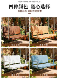 Outdoor Garden Patio Single Swing Chair with Hanging Basket Seat for Kids and Adults