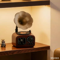 Retro Phonograph Shaped Storage Box and Desktop Ornament