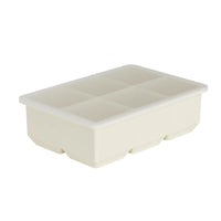 Large Silicone Ice Cube Tray with Lid for Homemade Ice Cubes, Food-Grade Square Ice Mold for Freezer