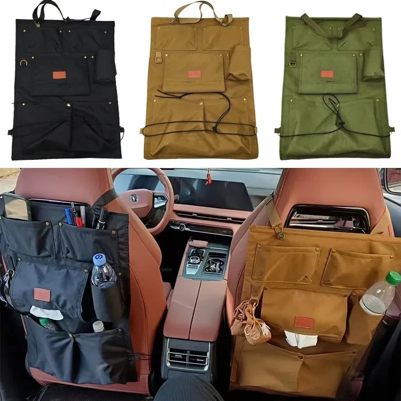 Car Seat Back Organizer Multi-Pocket Storage Bag