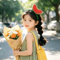 Funny Watermelon Headband for Kids and Adults - Fruit Hair Accessory for Parties, Performances, and Photo Props