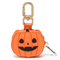 Halloween Pumpkin Keychain Mini Bag Charm Christmas Spiderweb Snowflake Santa Claus Pendant