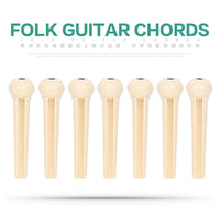 Acoustic Guitar Bridge Pins for Folk Guitar and Ukulele, String Pegs