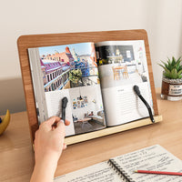 Adjustable Desktop Book Stand for Reading and Document Holder