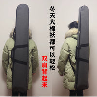 Guqin Bag Thickened Waterproof Portable with Shoulder Straps for Air Travel
