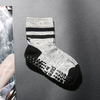 Non-Slip Yoga Pilates Barre Socks for Women, Mid-Calf High Grip Trampoline Indoor Floor Socks