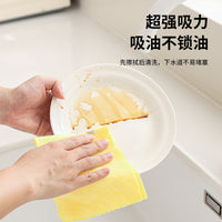 Natural Loofah Dishcloth for Kitchen Cleaning, Oil-Absorbing and Easy-Rinse Scrubber Sponge