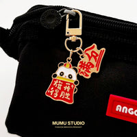 Panda Keychain Bag Charm for Students, Exam Success Gift