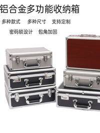Aluminum Alloy Hard Case with Foam Insert for Tools, Equipment, and Documents