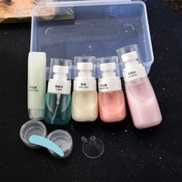 Travel Portable Cosmetic Bottle Set Lotion Press Pump Spray Mist Cream Jars