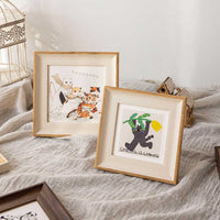 Nordic Minimalist Square Photo Frame for Wall Mounting - Various Sizes