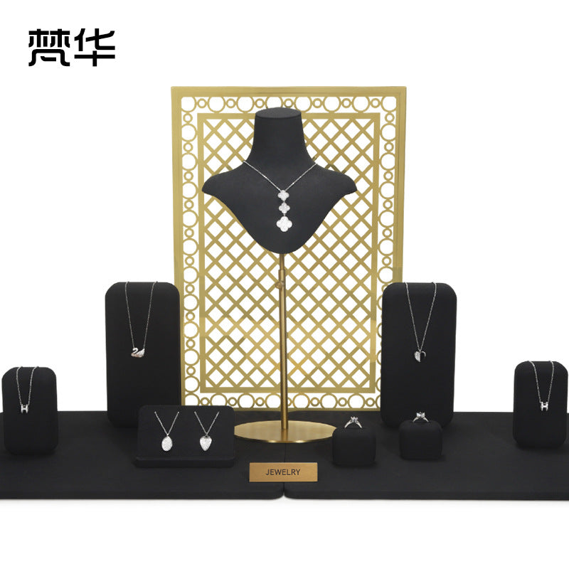 Premium Jewelry Display Stand for Necklaces, Pendants, Rings, and Bracelets