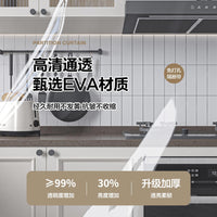 Magnetic Thermal Insulated Door Curtain for Air Conditioning, Kitchen Oil Fume Block, Punch-Free Installation
