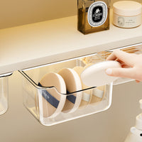 Wall-Mounted Storage Box for Bathroom & Dorm, Punch-Free Organizer for Cosmetics & Toiletries