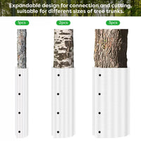Tree Protector Guard Plastic Trunk Protector Anti-Squirrel Rodent Bite Tree Bark Seedling Protection Wrap