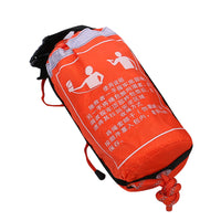 Water Rescue Throw Bag with Reflective Floating Rope for Emergency Lifesaving