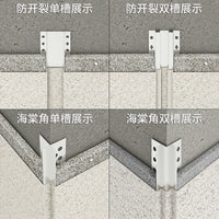 Aluminum Alloy Drip Edge for Eaves Window Sills and Exterior Walls, Anti-Cracking Groove Design